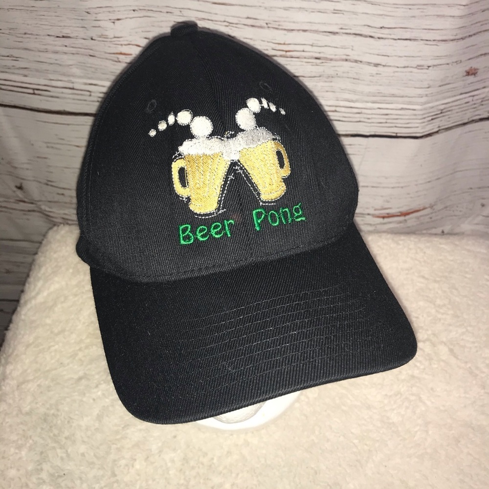 Lids hat beer pong
